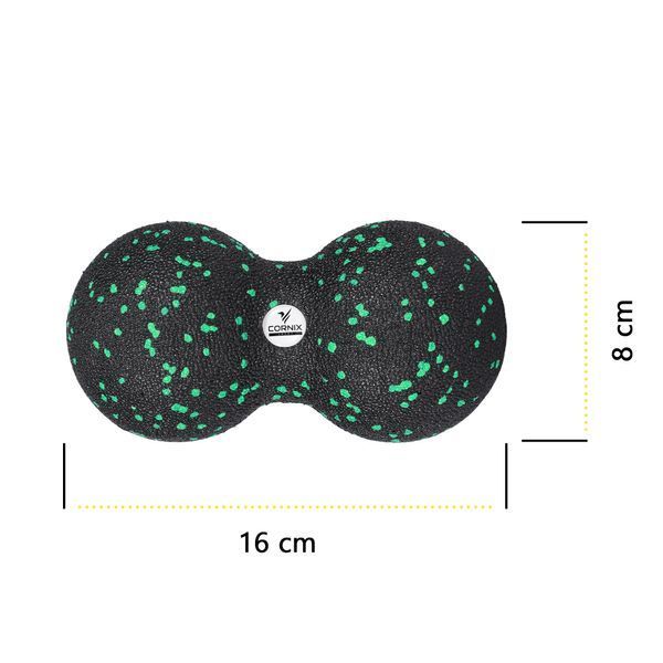 Масажний набір Cornix (Ball 8 см, Duoball 8 х 16 см та Foam Roller 30 х 15 см) XR-0079 50004046 фото