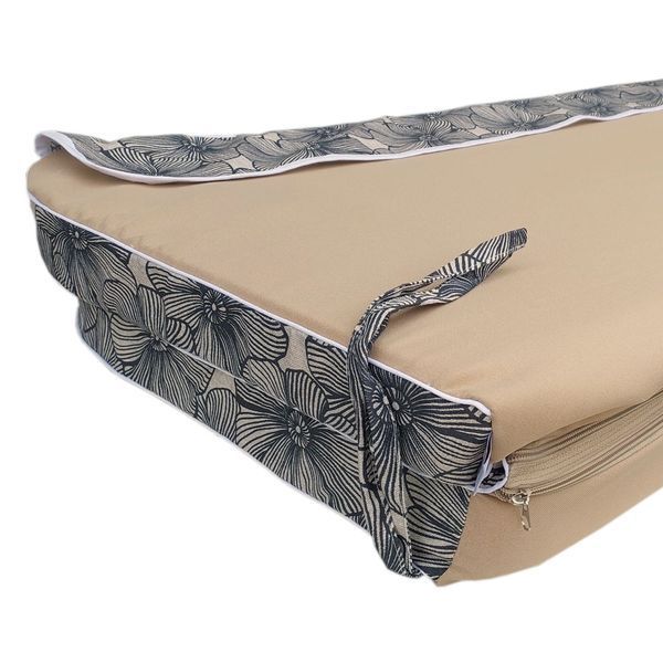 Комплект подушек к качелям eGarden Diva 170x110x6 c бежевым тентом 120х200 5168 фото