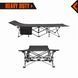 Розкладачка KingCamp OVERSIZE LIGHTWEIGHT
FOLDING CAMPING COT (KC8009) BLACK 15423 фото 2