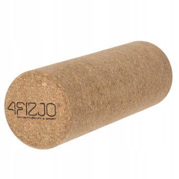 Масажний ролик 4FIZJO Cork 30 x 10 см (валик, роллер) гладкий (P-5907739319593) 50004811 фото