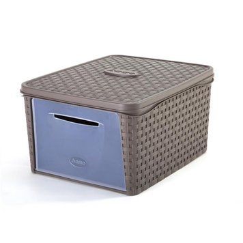 Контейнер для зберігання INFINITY 31x40,5x21,2h 20л сіро-бежевий 30003973 фото