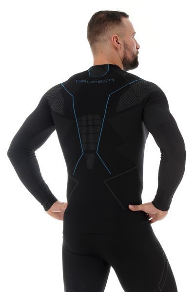 Футболка с длинным рукавом Brubeck THERMO (LS13040A) black/blue XXL 16175 фото