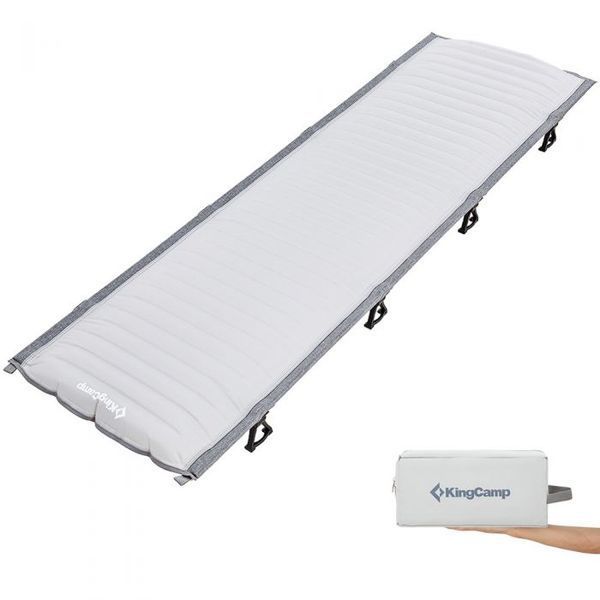 Розкладачка KingCamp Ultralight Air Camping Cot (KC3990) LIGHTGREY 15414 фото
