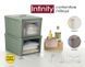 Контейнер для зберігання INFINITY 31x40,5x21,2h 20л зелений 30003971 фото 4
