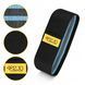 Резинка для фітнесу та спорту із тканини 4FIZJO Hip Band 15-20 кг Black/Blue (P-5907739310293) 50001900 фото 6