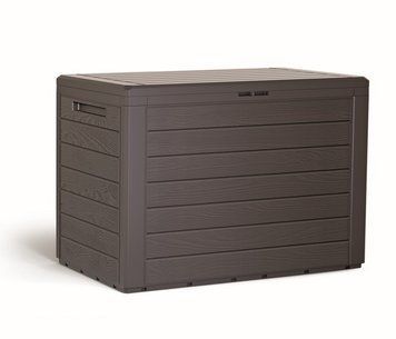 Ящик для наружного хранения PROSPERPLAST WOODEBOX 190 л, коричневый 1650588600 фото