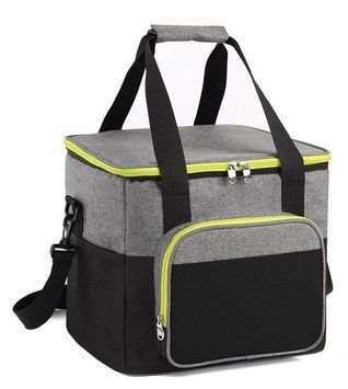 Сумка-холодильник Time Eco TE-320S, 20 л, сіра з чорним 1371679955 фото