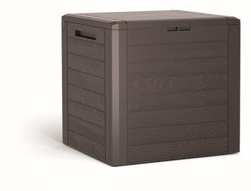 Ящик для наружного хранения PROSPERPLAST WOODEBOX 140 л, коричневый 1650596975 фото