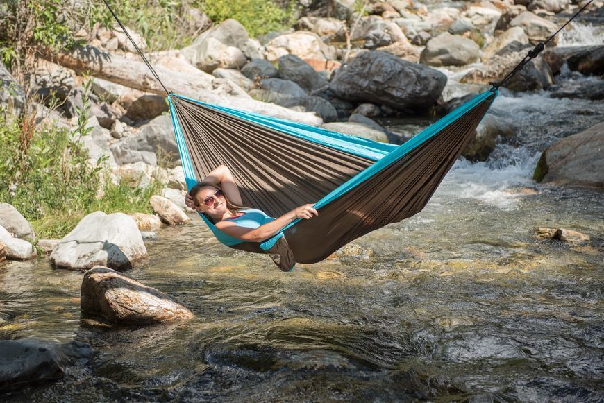 Двомісний туристичний гамак La Siesta Colibri CLH20-3 turquoise 7948 фото