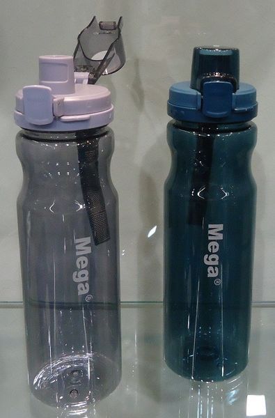 Спортивна пляшка Mega Tritan (MT090LPBS), 0,9 л 897957236 фото