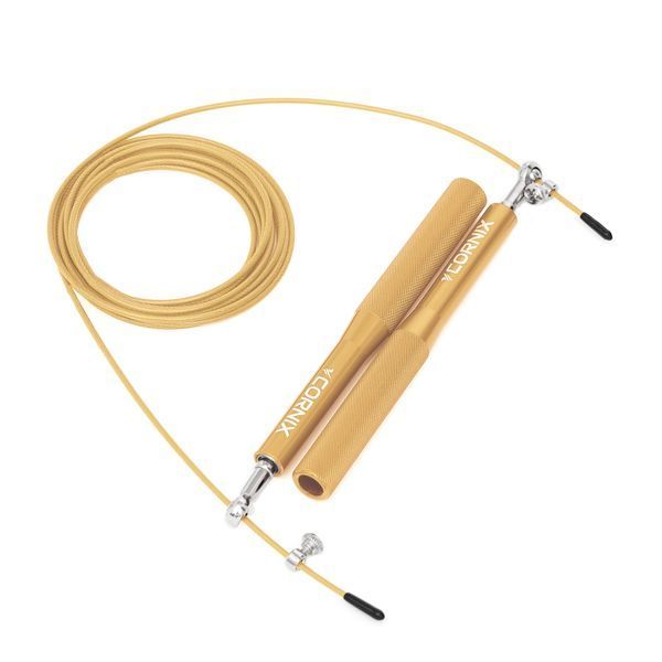 Скакалка швидкісна для кросфіту Cornix Speed Rope XR-0154 Gold 50004492 фото