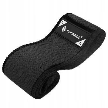 Резинка для фітнесу та спорту із тканини Springos Hip Band Size L FA0115 50002122 фото