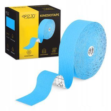 Стрічка кінезіологічна (кінезіо тейп) 4FIZJO 5 см x 31 м Sky Blue (P-5905973405546) 50005517 фото