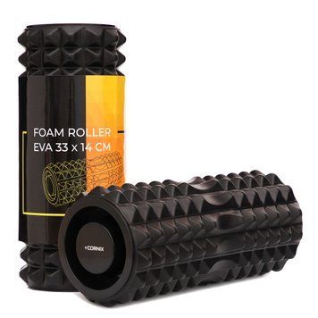 Массажный ролик Cornix EVA 33 x 14 см (ролик, ролик) XR-0341 Черный 50005111 фото