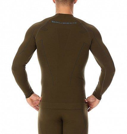 Футболка з довгим рукавом Brubeck THERMO (LS13040) KHAKI S 12329 фото