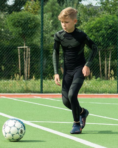 Комплект дитячої термобілизни Brubeck DRY Junior Baby (KP10220) BLACK/графіт 128/134 16079 фото