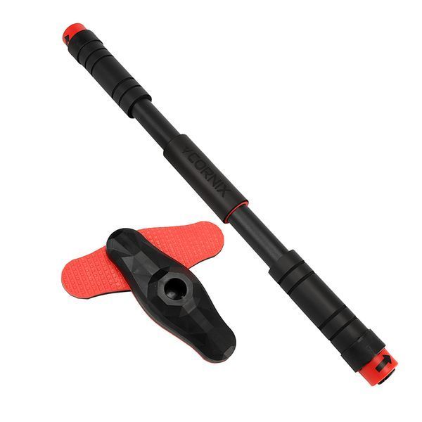 Турнік розсувний Cornix Pro 67-100 см XR-0283 Black/Red 50005058 фото