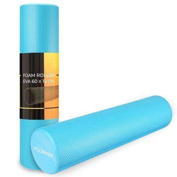 Массажный ролик Cornix EVA+ 60 х 15 см (ролик, ролик) XR-0311 Blue 50005086 фото