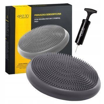 4FIZJO PRO+ 33 см Сенсомоторная массажная подушка серого цвета (P-5907739314475) 50003607 фото