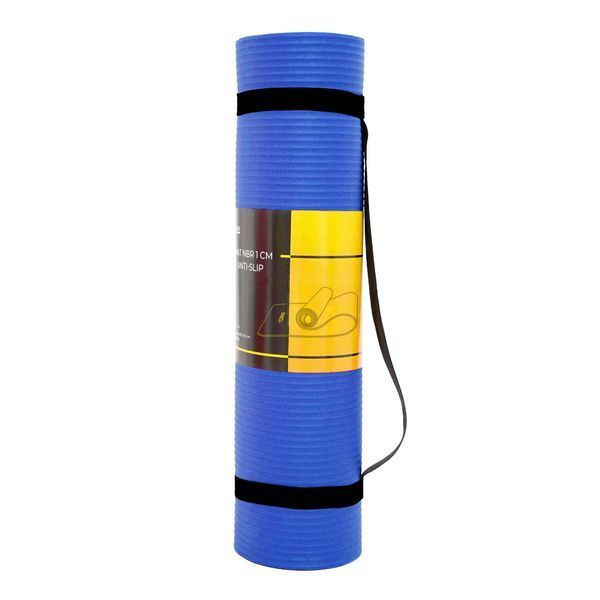 Cornix NBR 183 x 61 x 1 см Коврик для йоги и фитнеса XR-0009 Синий 50003800 фото