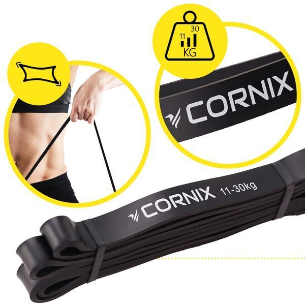Еспандер-петля Cornix Power Band 22 мм 11-30 кг (резина для фітнесу та спорту) XR-0059 50003850 фото