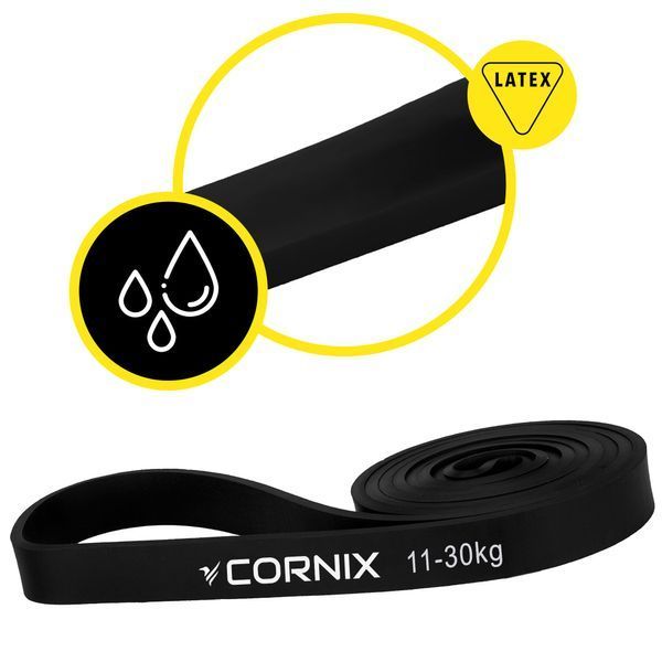 Еспандер-петля Cornix Power Band 22 мм 11-30 кг (резина для фітнесу та спорту) XR-0059 50003850 фото