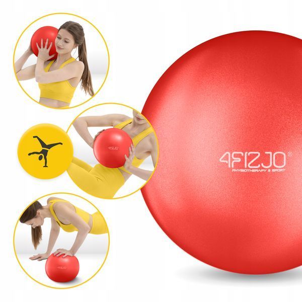 М'яч для пілатесу, йоги, реабілітації 4FIZJO 22 см Red (P-5907739310538) 50002146 фото