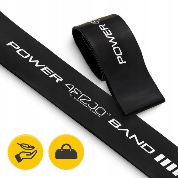 Фитнес Эластичный 4FIZJO Mini Power Band 1,2 мм 15-20кг черный (P-59072222931622) 50001398 фото