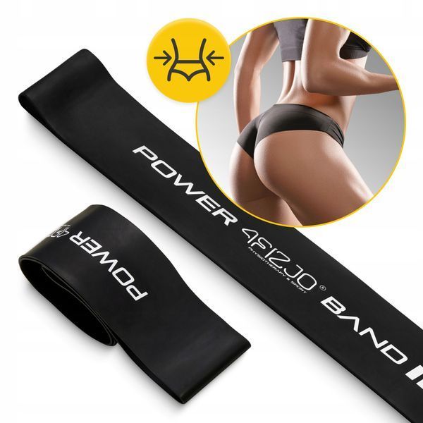 Фитнес Эластичный 4FIZJO Mini Power Band 1,2 мм 15-20кг черный (P-59072222931622) 50001398 фото