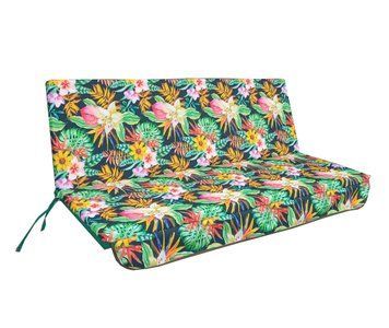 Матрац для гойдалки водовідштовхуючий eGarden FLORAL 170x110x6 5184 фото