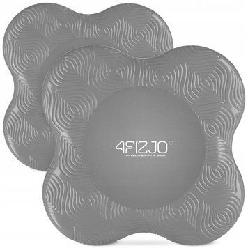 Підставки під коліна та лікті для йоги 4FIZJO 2 шт Grey (P-5907739315366) 50005164 фото