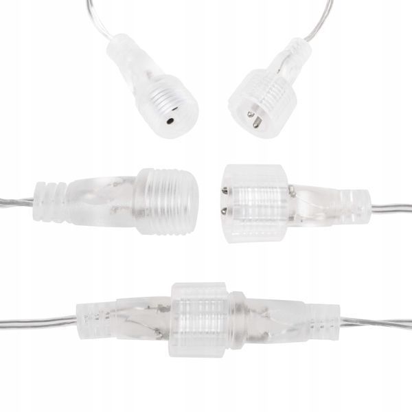 Гирлянда с бахромой уличная (уличная) Springos 2 м 92 LED CL4010 Теплый белый 50002505 фото