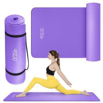 Килимок (мат) спортивний 4FIZJO NBR 180 x 60 x 1 см для йоги та фітнесу Violet (P-5907222931530) 50001400 фото