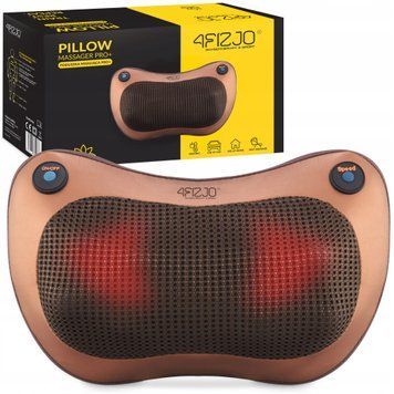 Подушка-масажер 4FIZJO Shiatsu Pro+ Brown (P-5907739319166) 50004767 фото