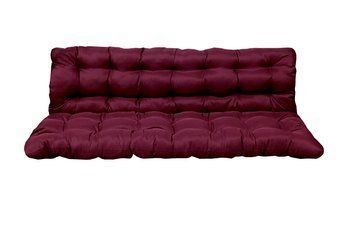 Матрац для гойдалки eGarden Soft 170x110x12 бордовий 5932 фото
