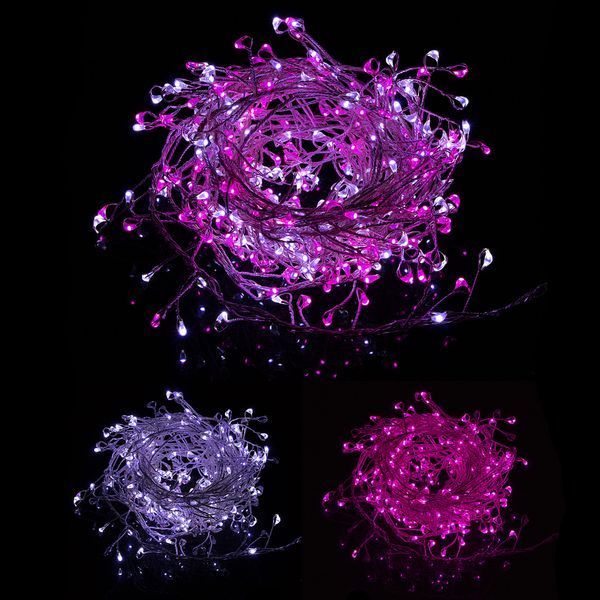 Гирлянда Springos 3 м 300 LED CL0091 Холодный Белый/Розовый 50003329 фото
