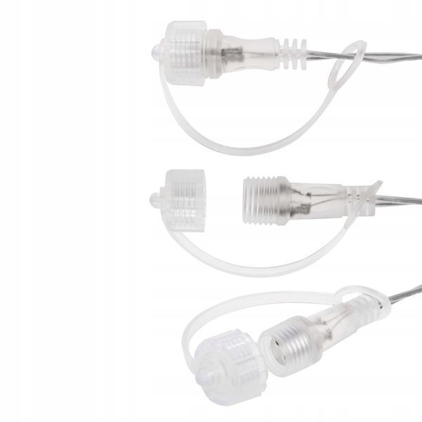 Гирлянда уличная с бахромой (для улицы) Springos 2 м 138 LED CL4012 Теплый белый 50002507 фото