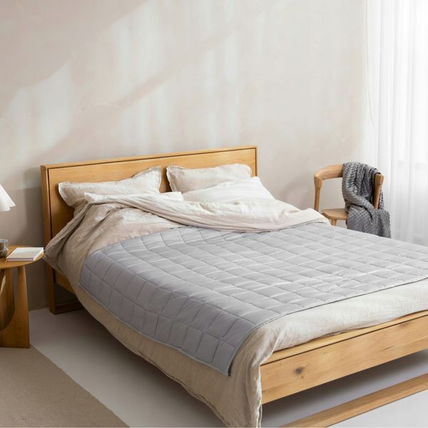 Ковдра важка (обтяжена) 4FIZJO 9 кг 150 x 200 см Grey (P-5907739319807) 50005004 фото