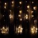 Гирлянда уличная с бахромой (для улицы) Springos 2 м 138 LED CL4012 Теплый белый 50002507 фото 7
