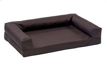 Лежак для собак eGarden Comfort Box водоотталкивающий, 50х75 оксфорд коричневый 6039 фото