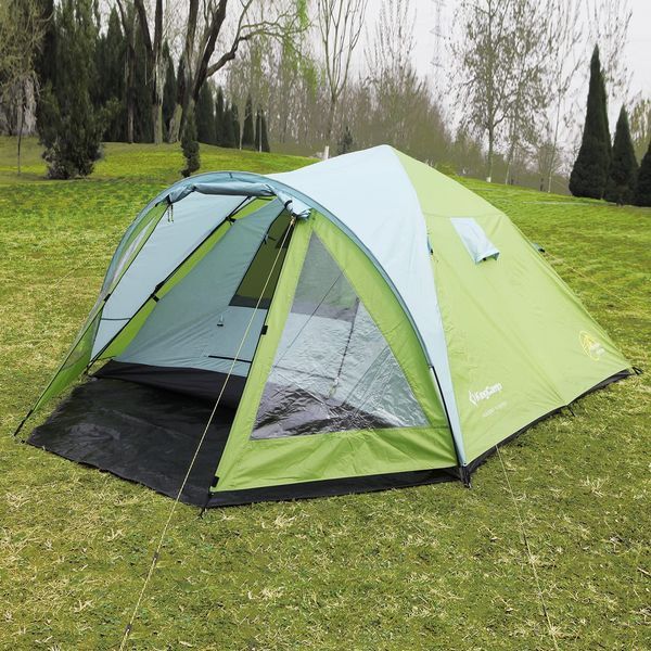 Палатка KingCamp HOLIDAY 4 EASY(KT3029) grey/green 10335 фото