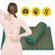 Килимок акупунктурний з валиком 4FIZJO Classic Mat Аплікатор Кузнєцова Navy Green/Gold (P-5907739313300) 50003475 фото 8
