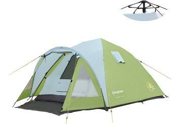 Палатка KingCamp HOLIDAY 3 EASY(KT3027) grey/green 10329 фото