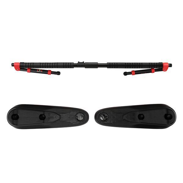 Турнік розсувний Cornix Elite 130-170 см XR-0292 Black/Red 50005067 фото