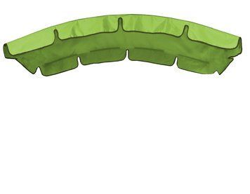 Тент (дах) для гойдалки з округлим дахом eGarden 120x210 салатовий 4692 фото