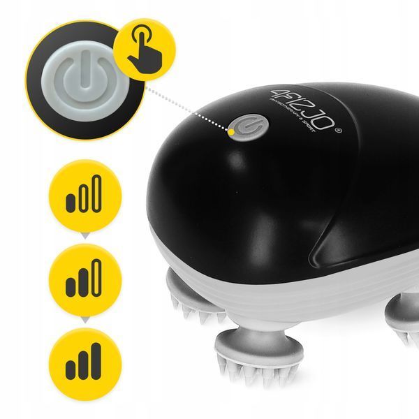 4FIZJO Smart Head Massager Черный электрический массажер для головы (P-5907739319517) 50004956 фото