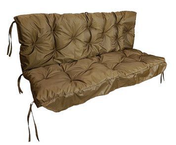 Матрац для гойдалки водовідштовхуючий eGarden LOFT 180x110x8 стьобаний койот 6083 фото