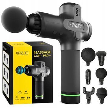Ручний перкусійний масажер 4FIZJO Massage Gun PRO+ 250 Вт масажний пістолет (P-5907739311139) 50001998 фото