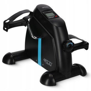 Міні велотренажер 4FIZJO Evo 2 в 1 для рук та ніг Black/Blue (P-5905973401692) 50005008 фото