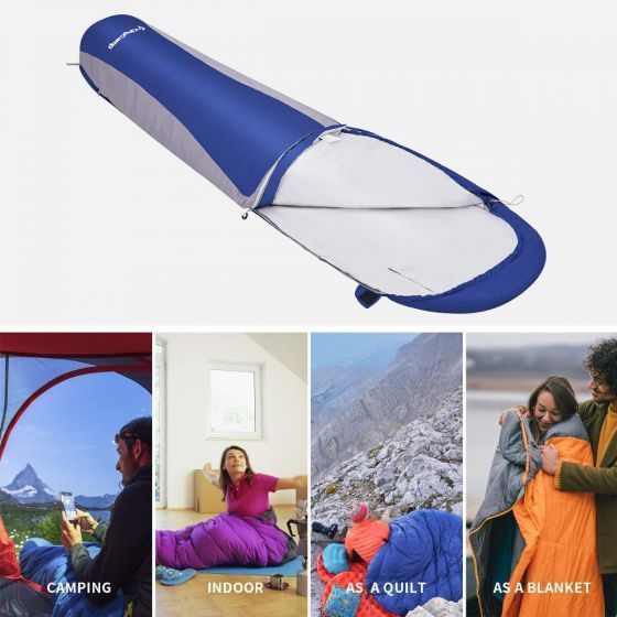 Спальний мішок KingCamp BREEZE 70(KS2020) L BLUE 15350 фото